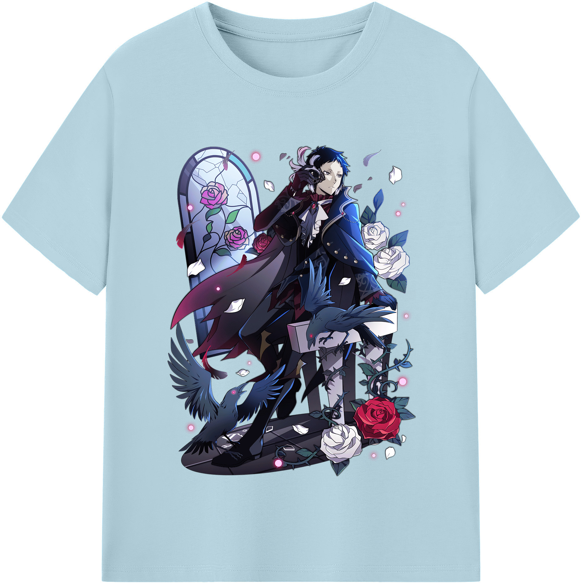 （画像用） 文豪ストレイドッグス Bungo Stray Dogs 綿100％半袖Tシャツ（フロントプリント）